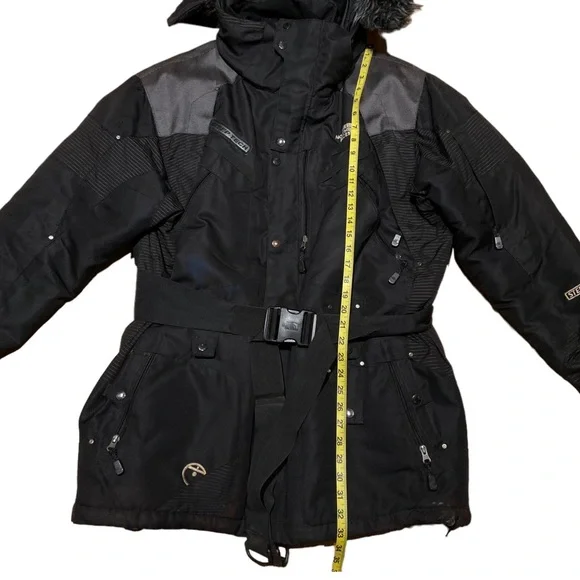 The North Face Steep Tech Black Ski Jacket Size S Vintage Ski Men’s 600 - Picture 3 of 12